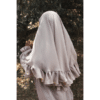 Khimar à Fronce Beige